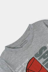 Boys Grey Spider Man Tee
